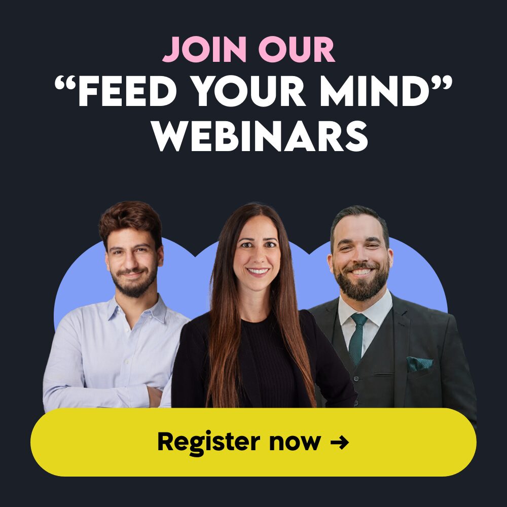 Join Our “Feed Your Mind” Webinars